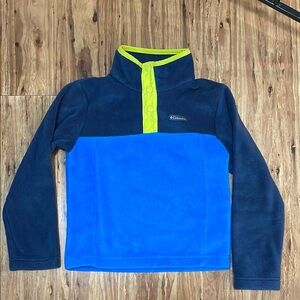 Columbia Blue and Yellow Fleece Pullover